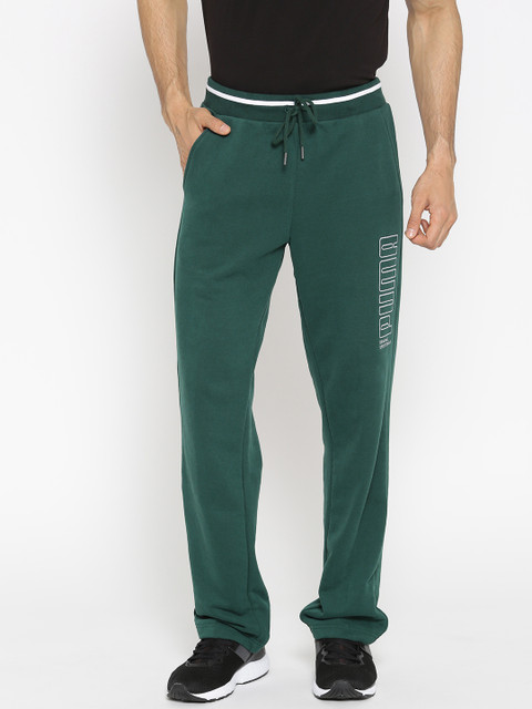 

Puma Men Green Solid Athletics TR OP Track Pants