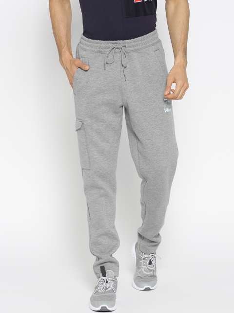 

Puma Men Grey Melange Solid Classic Track Pants