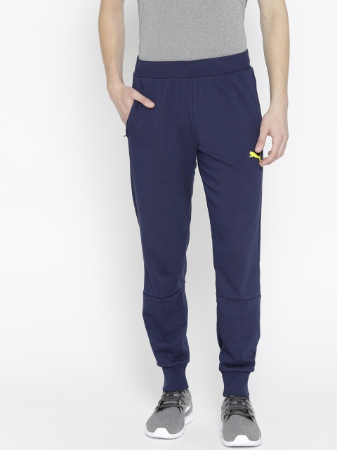 

Puma Men Navy Blue Solid Modern Sports Joggers