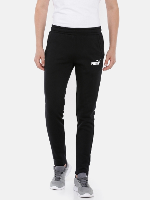 

Puma Men Black Solid ESS+ Slim op. Track Pants