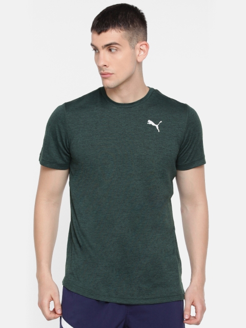 

Puma Men Green Solid Ignite Heather Ponderosa Pine Heathe T-shirt