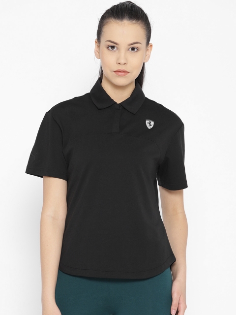 

PUMA Motorsport Women Black Ferrari Polo T-Shirt