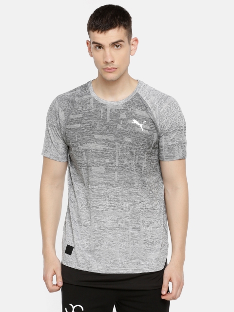 

Puma Men Grey Solid N.R.G. SS Tech DryCell T-shirt