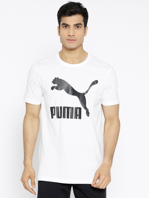 

Puma Men White Classics Logo T-shirt