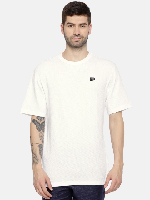 

Puma Men White Solid Downtown Sports T-Shirt