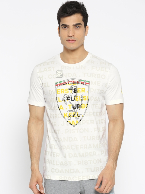 

PUMA Motorsport Men White Printed SF Big Shield T-Shirt