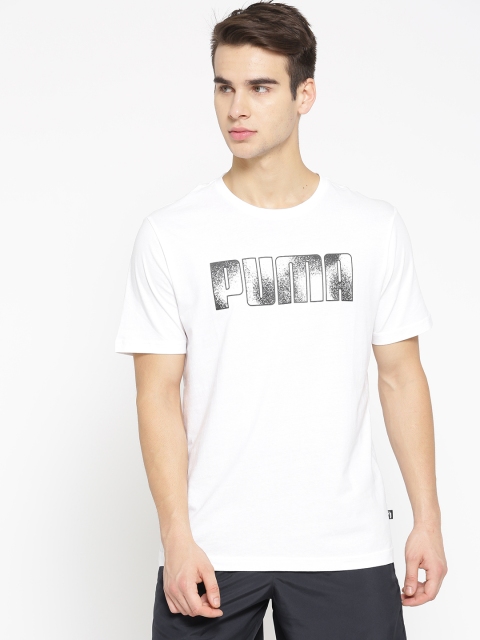 

Puma Men White Printed Active T-Shirt