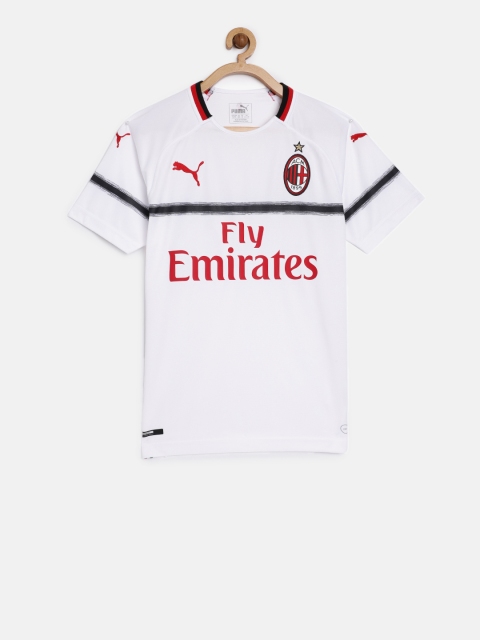 

Puma Boys White Printed AC Millan AWAY Replica SS T-shirt