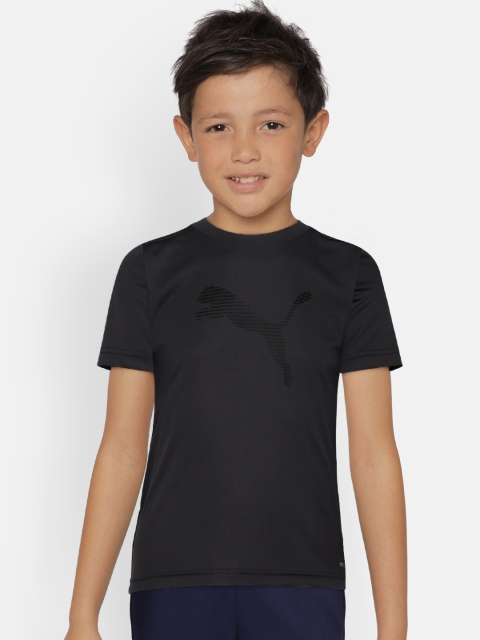 

Puma Boys Black Printed ftblPLAY Round Neck T-shirt