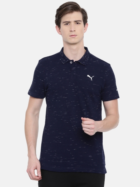 

Puma Men Navy VK Stylized Polo T-shirt, Navy blue