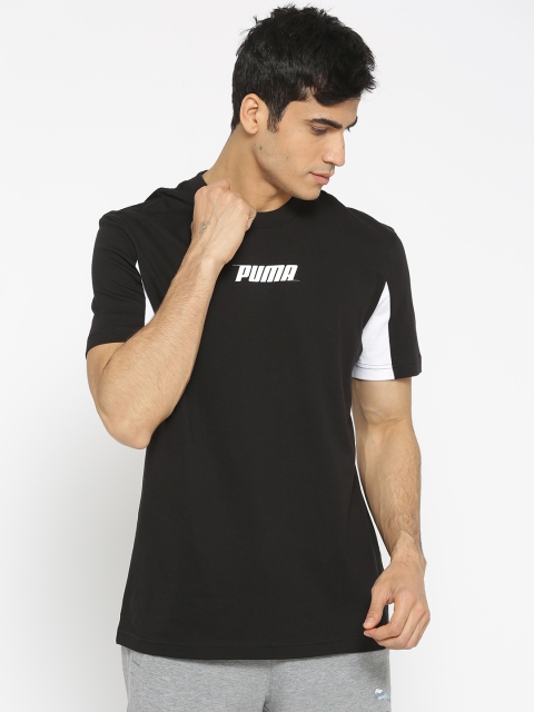 

Puma Men Black Solid Rebel T-Shirt