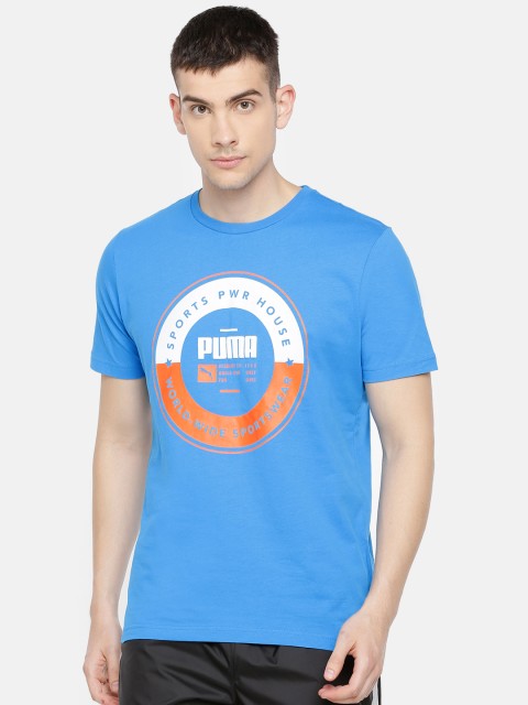

Puma Men Blue SP Execution Printed T-shirt