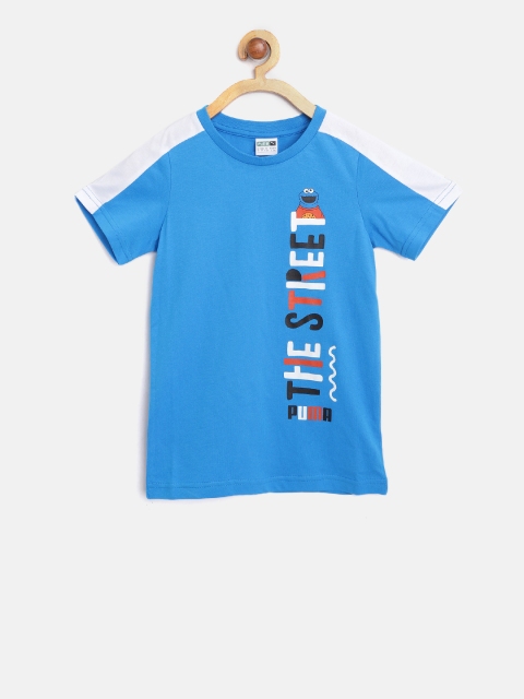 

Puma Boys Blue Sesame Printed Round Neck T-shirt