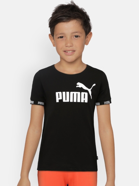 

Puma Boys Black Printed Amplified Round Neck T-shirt