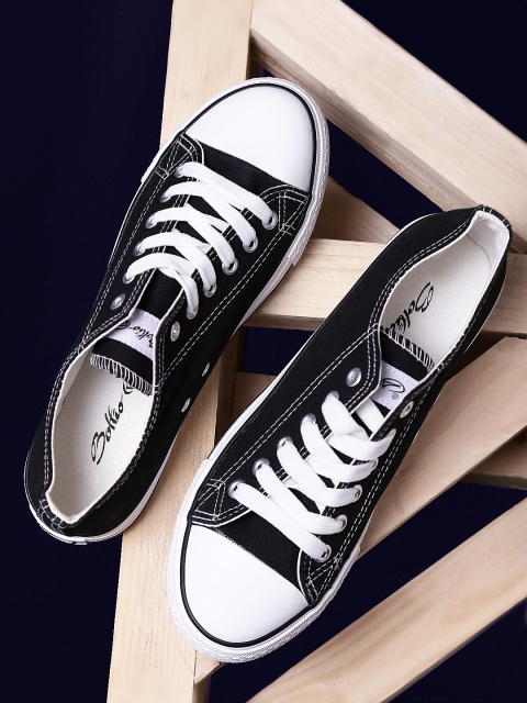 

Boltio Women Black Canvas Shoes