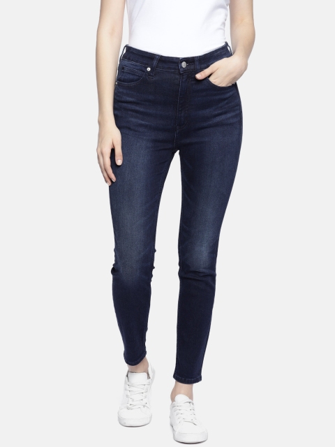 

Calvin Klein Jeans Women Blue Skinny Fit High-Rise Clean Look Stretchable Jeans