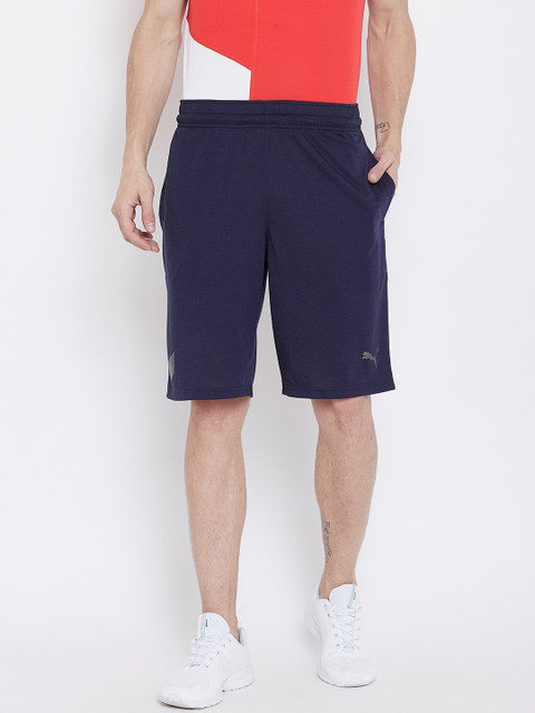

Puma Men Navy Blue A.C.E. drirelease 10" Short Peacoat Sports Shorts