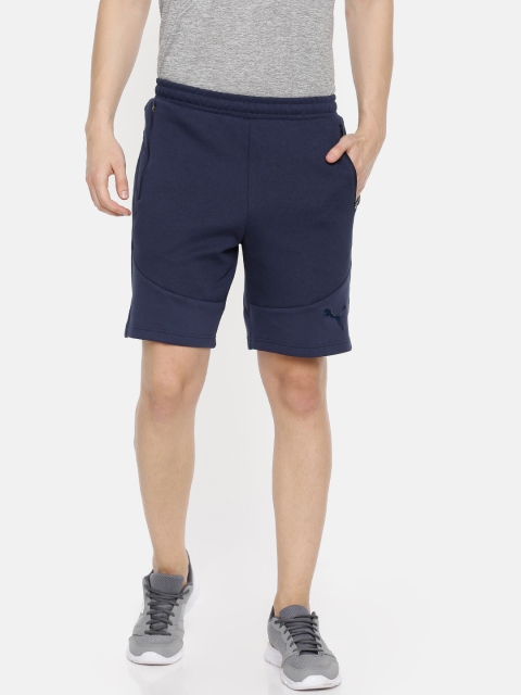 

Puma Men Navy Blue Solid Evostripe Move Shorts 8" dryCELL Shorts