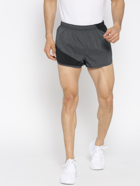 

Puma Men Grey & Black Colourblocked Ignite Split Shorts