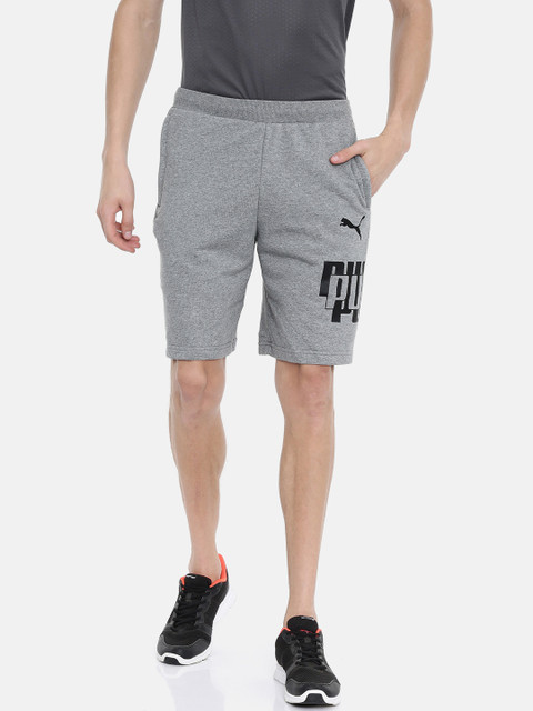 

Puma Men Grey Printed Regular Fit Modern Sports Shorts