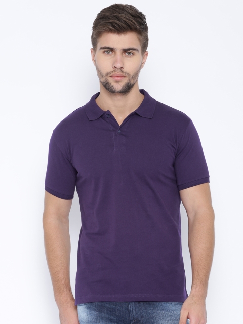 

Highlander Purple Polo Pure Cotton T-shirt