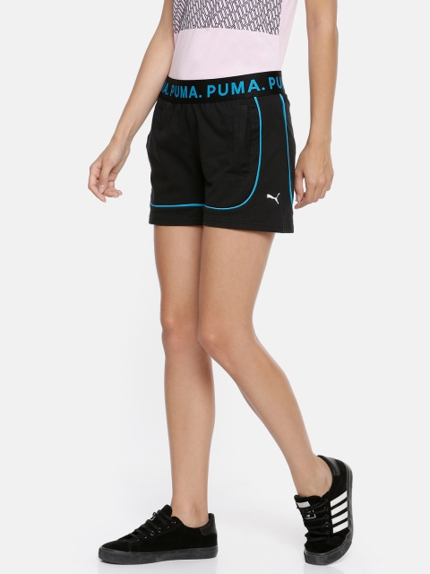 

Puma Women Black Solid Chase Sports Shorts