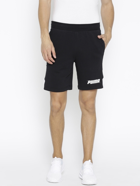 

Puma Men Black Solid Rebel Shorts 9" TR Sports Shorts