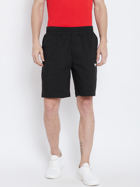 

Puma Men Black Fusion Twill Shorts 8" Sports Shorts