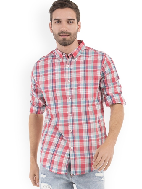 

Aeropostale Men Multicoloured Regular Fit Checked Casual Shirt, Multi