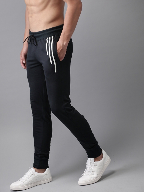 

HERE&NOW Men Black Solid Joggers