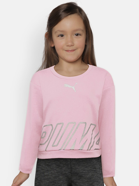 

Puma Girls Pink Printed Sweatshirt