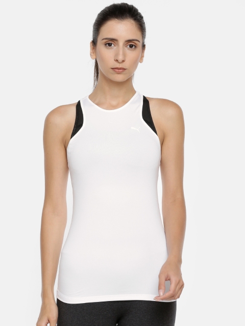 

Puma Women White Feel It Tank Top