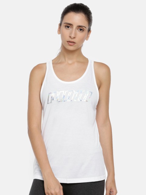 

Puma Women White Own ItTank dryCELL Top