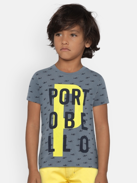 

Pepe Jeans Boys Blue Printed Round Neck T-shirt