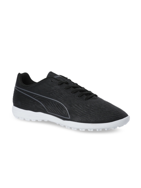 

Puma Men Black Synthetic Mid-Top Football Shoes