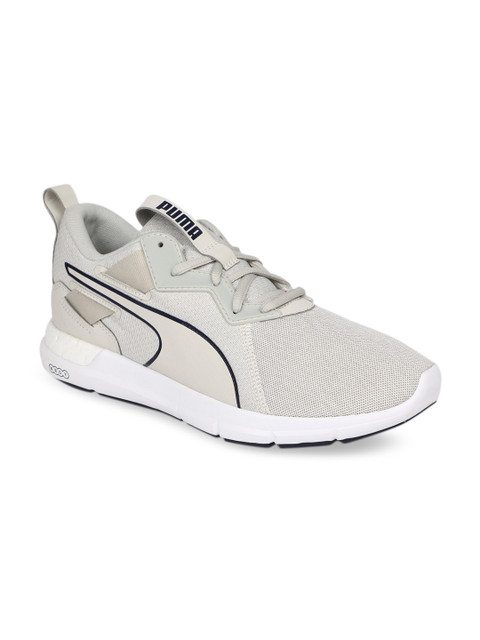

Puma Men Grey Mesh Mid-Top Running Shoes