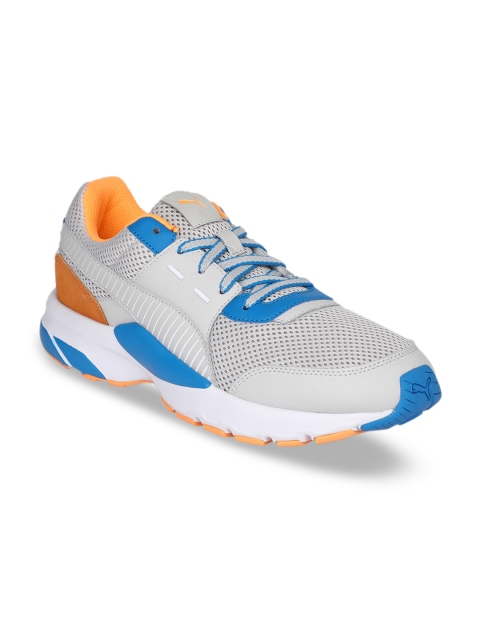 

Puma Men Grey & Blue Future Runner Premium Sneakers