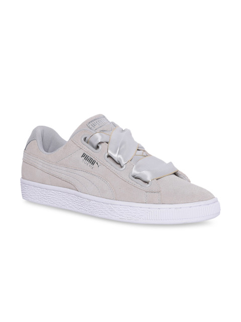 

Puma Women Grey Suede Sneakers