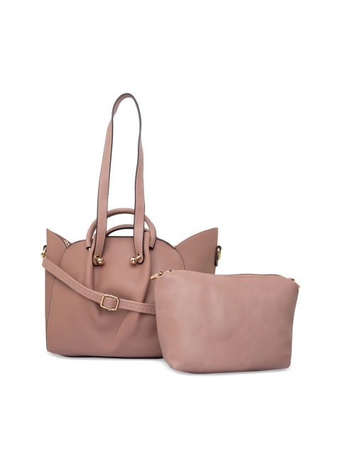 

Satchel Bags Pink Solid Shoulder Bag