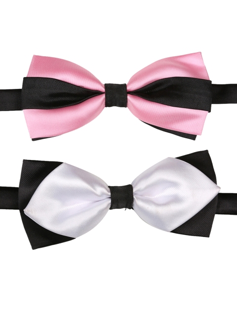 

Tossido Colourblocked Set Of 2 Bow Tie, Multi