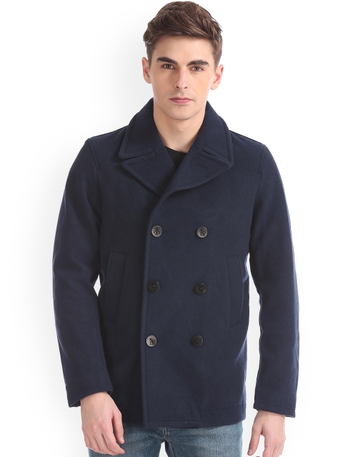 

GANT Men Blue Solid Tailored Jacket