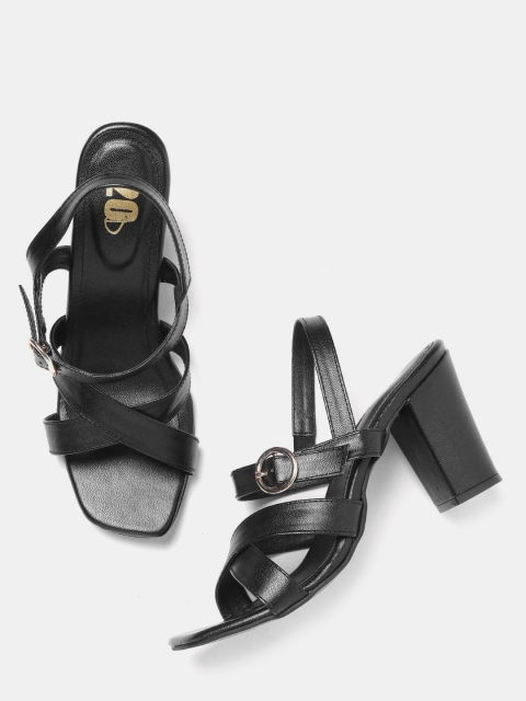 

20Dresses Women Black Solid Heels