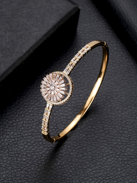 

Designs By Jewels Galaxy Gold-Plated Handcrafted Cuff Bracelet