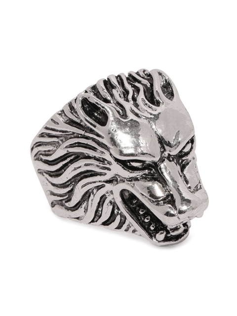 

The Bro Code Men Silver-Toned Finger Ring