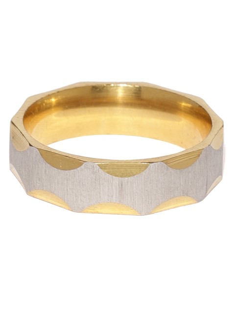 

The Bro Code Men Silver-Toned & Gold-Toned Finger Ring