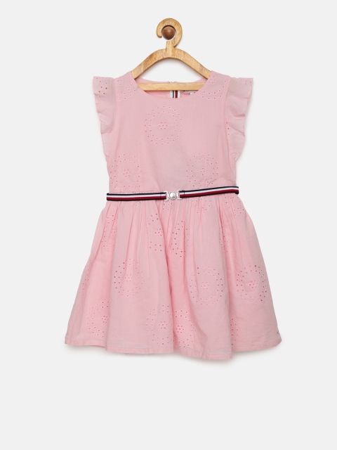 

Tommy Hilfiger Girls Pink Dress