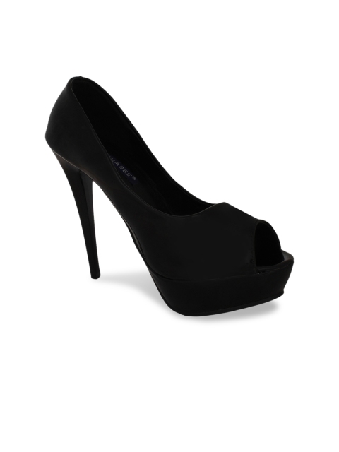 

MSC Women Black Solid Peep Toes