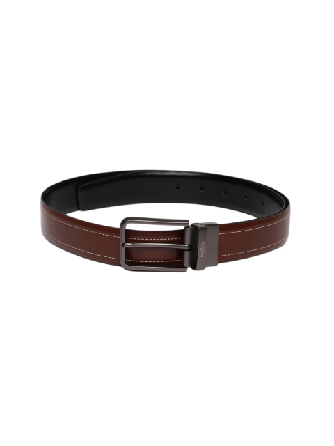 

INVICTUS Men Brown Solid Leather Belt