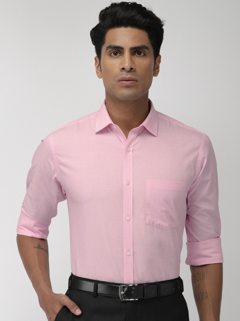 

Park Avenue Men Pink Slim Fit Solid Formal Shirt