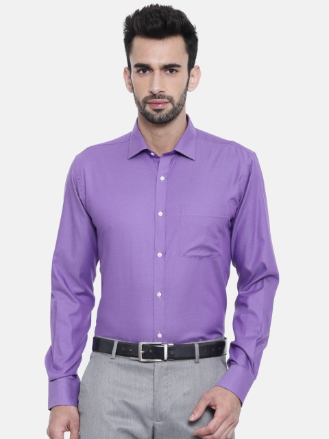 

Park Avenue Men Purple Slim Fit Solid Formal Shirt, Violet